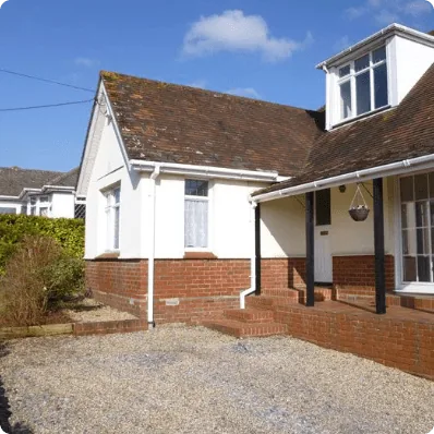 Exterior painting and decorating on a family home in Moordown, Bournemouth
